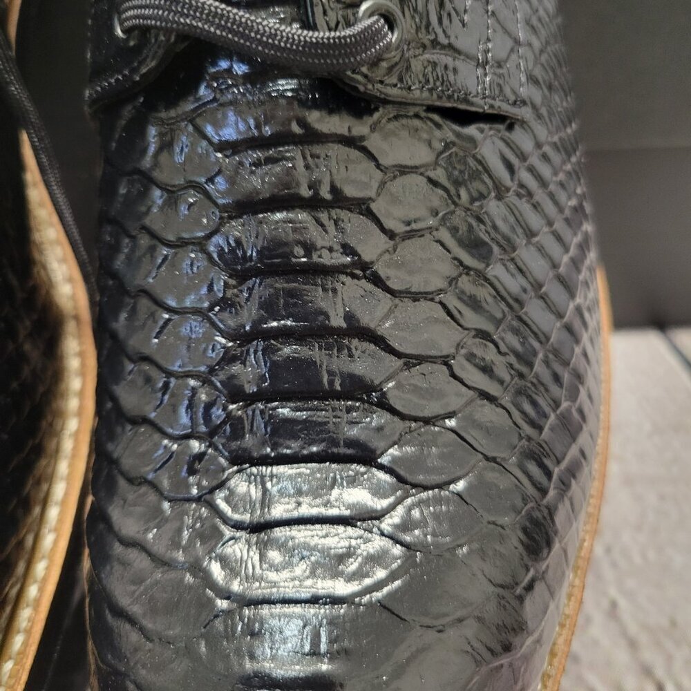 Stacy Adams Madison Anaconda Plain Toe Oxford - Picture 2 of 11